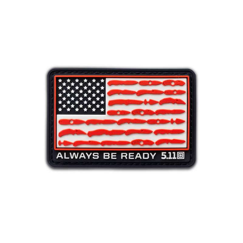 92309 USA KNIFE FLAG PATCH