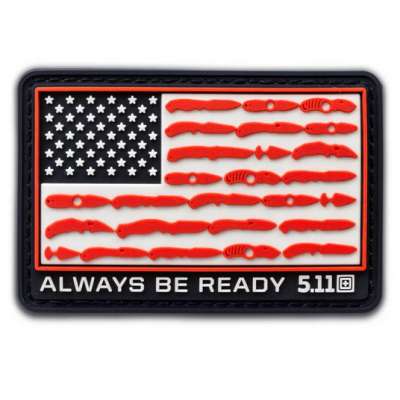 92309 USA KNIFE FLAG PATCH